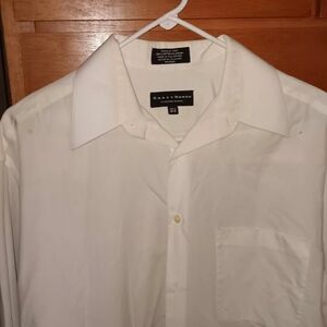 Claiborne Men's Cream Dress Shirt
